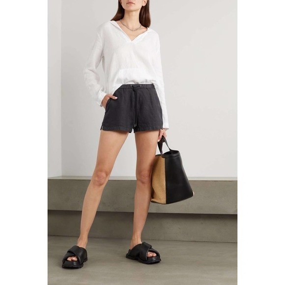 James Perse Lightweight Linen Shorts - Picture 1 of 6